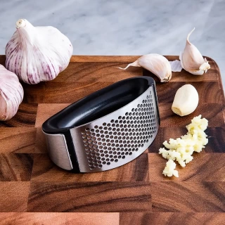 Stainless Steel Garlic Crusher