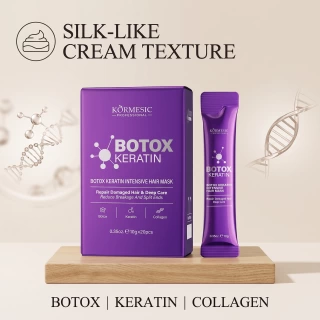 Keratin Hair Mask – Fast Repair for  Damaged Hair.