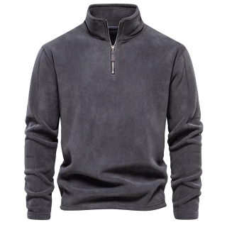 Velorian™ FleeceTech Jacket – Thicken Warm Pullover | Zipper Neck | Soft Shell Winter Sweatshirt for Men