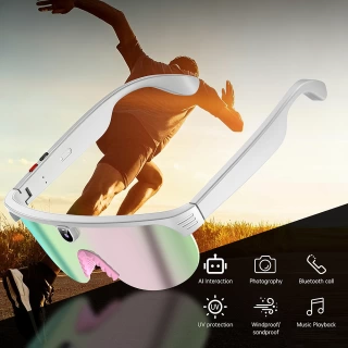 VisionAI™ Smart Glasses 😎📸 — 4K Camera & Bluetooth Calls