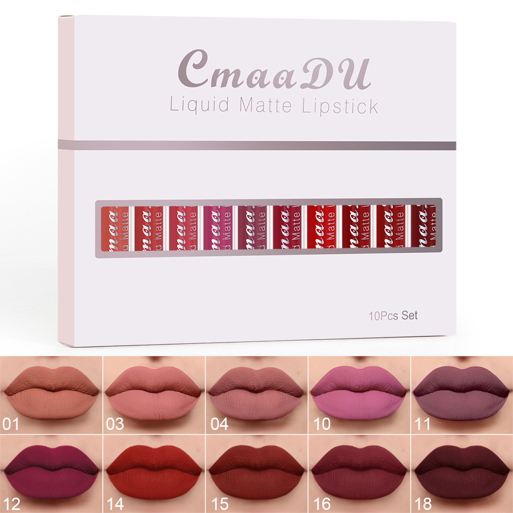 Lip Set — 10 Matte Shades, All-Day Wear - Trending Sustainable Fashion & Apparel Product May 2026