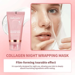 Lakerain Collagen Night Mask – Hydrating & Firming Sleep Care for Radiant Skin™