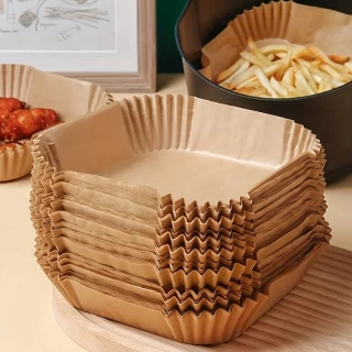 50 Pcs Non-Stick Air Fryer Paper Liners