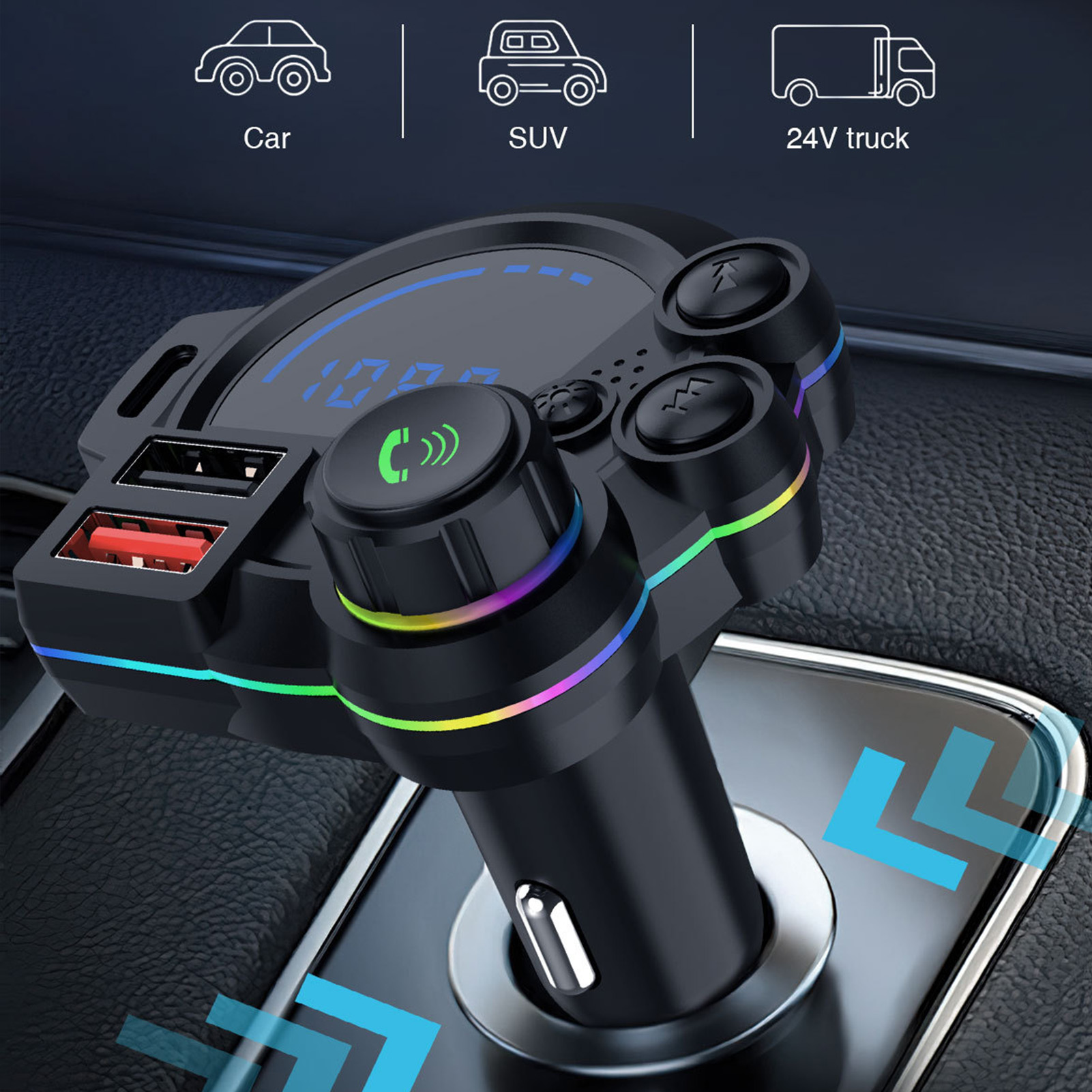 FM Transmitter — Wireless Music & Calls Anywhere - Trending Travel & Digital Nomad Gear Product June 2026