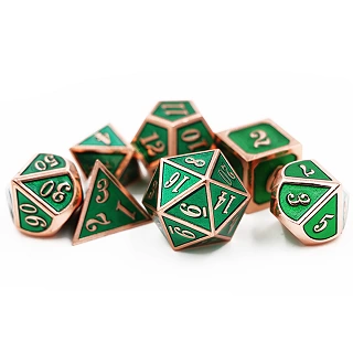 D20 Metal & Enamel Dice