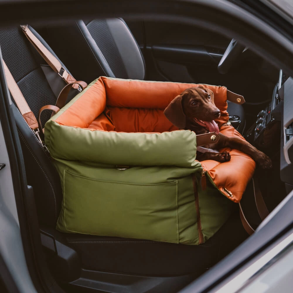 Outing Lathe Luxury Faux Dog - Cat Car Seat