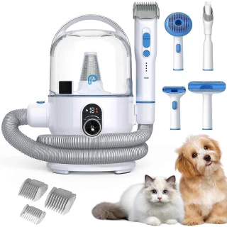HiMISS Dog Grooming Kit With 2L Vacuum And 5 Tools