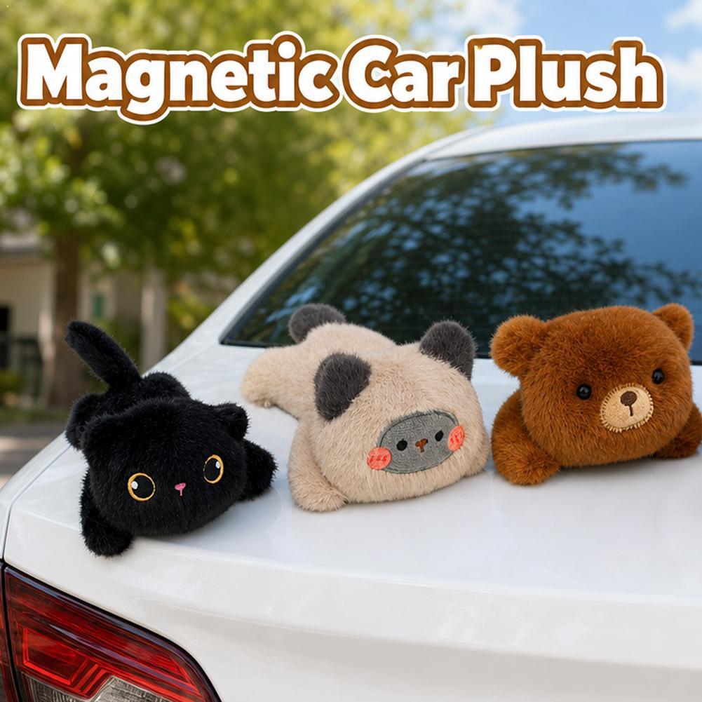 Plush Cat — Cute Magnetic Car Companion - Trending Automotive Accessories Product September 2026