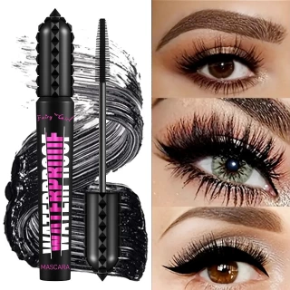 Direct & Keyword-Rich: 4D Silk Fiber Waterproof Mascara: Korean Cosmetic for Eyelash Extension Lengthening