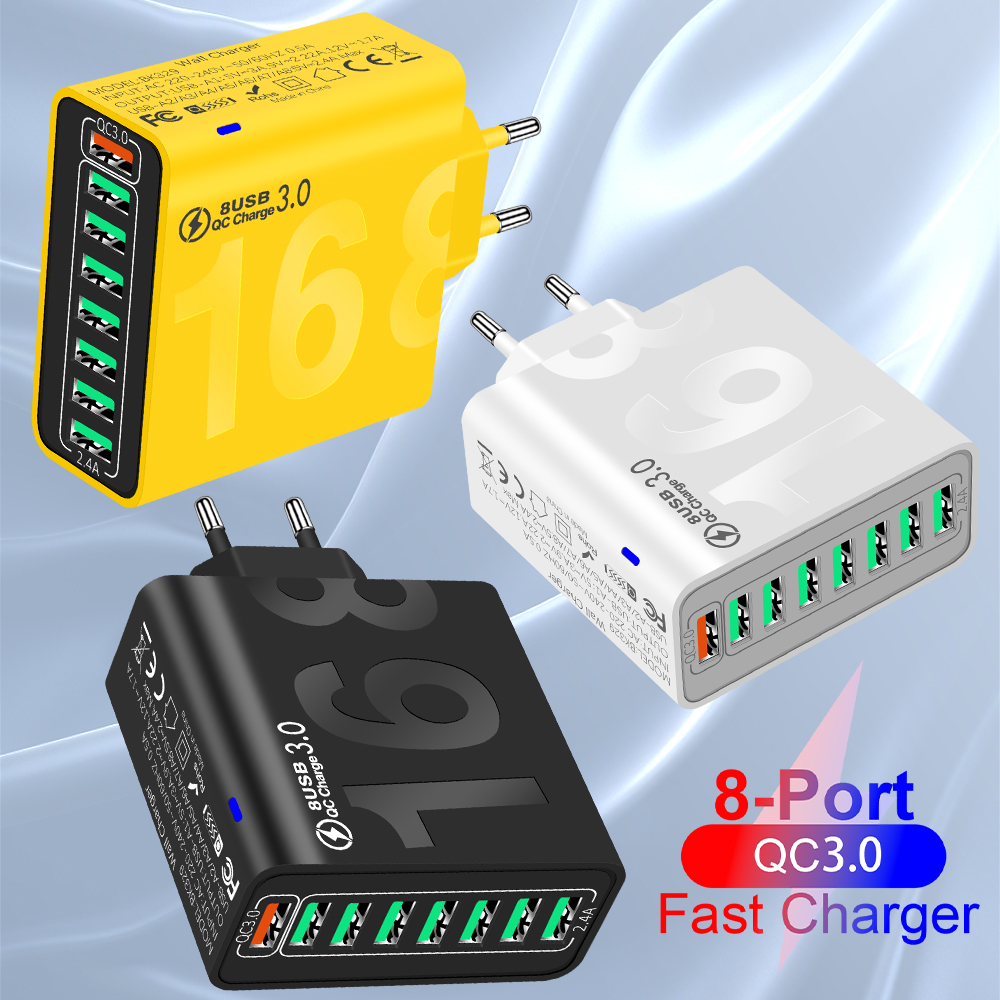 8-Port Hub — Fast Power for All Devices - Trending Phone Accessories Product April 2026