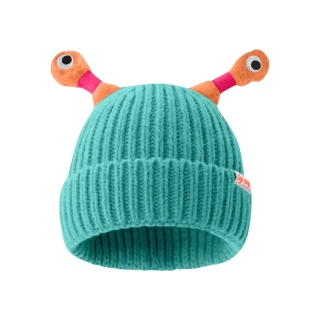 Knit Hat Cute Glow-In Dark Durable And Comfortable Acrylic Fibers To Wear Monster Hat Glowing Little Solid Color And Multicolor