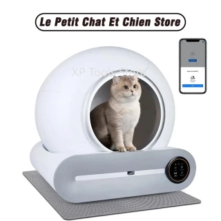 New Tonepie Automatic Smart Cat Litter Box Self Cleaning App control  Pet Toilet Litter Tray Ionic Deodorizer Pet  Arenero Gato
