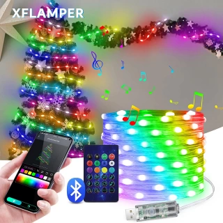 Glow & Go™ Smart LED Christmas Lights – App-Controlled Festive Holiday Lighting