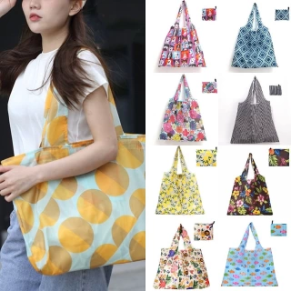 One Foldable, Eco-friendly, Waterproof, Portable, Large Capacity Shopping Bag