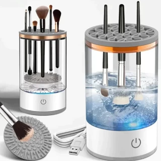 Automatic Makeup Brush Cleaner – Quick, Easy & Deep Cleaning for Flawless Brushes