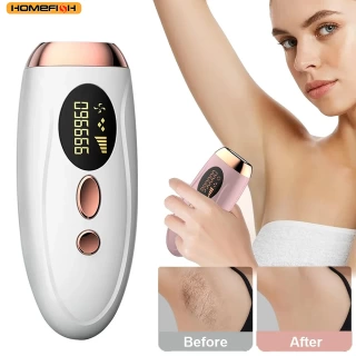 HOMEFISH Laser Epilator IPL Hair Removal For Women Body Bikini Facial 990000 Flashes Permanant Painless IPL Hair Remover Laser