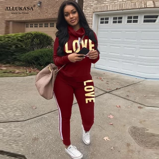 2 Piece Set Women Outfit Casual Suit