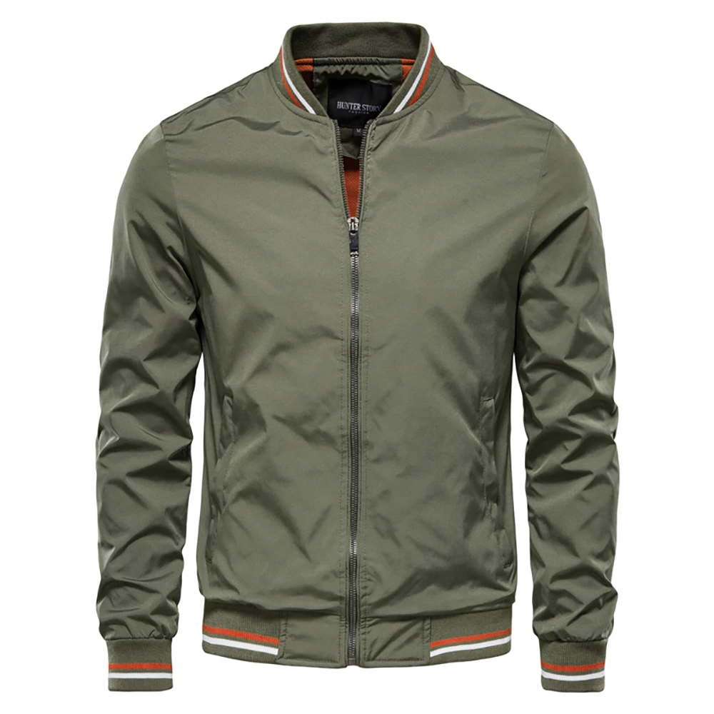 Velorian™ CoreFlight Bomber – Slim Fit | Solid Color | Autumn Casual Men’s Jacket