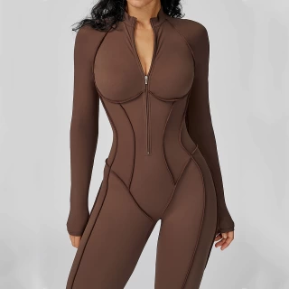 Women's Long Sleeve Yoga Bodysuit