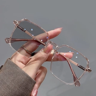 Photochromic Anti-Radiation Glasses – Metal Frame Blue Light Blocking Eyewear for Men & Women