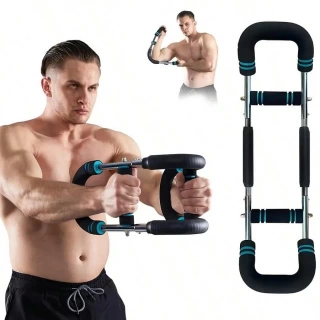 u shape Hand Gripper Strengths Twister Arm Trainer Power Twister Bar Fitness Equipment for Men and Women Home Workout