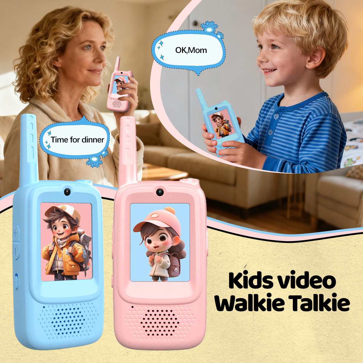 TalkPlay Video Walkie Set 