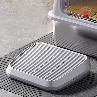 No-Track Litter Trap Ramp — Double-Layer Catcher Mat