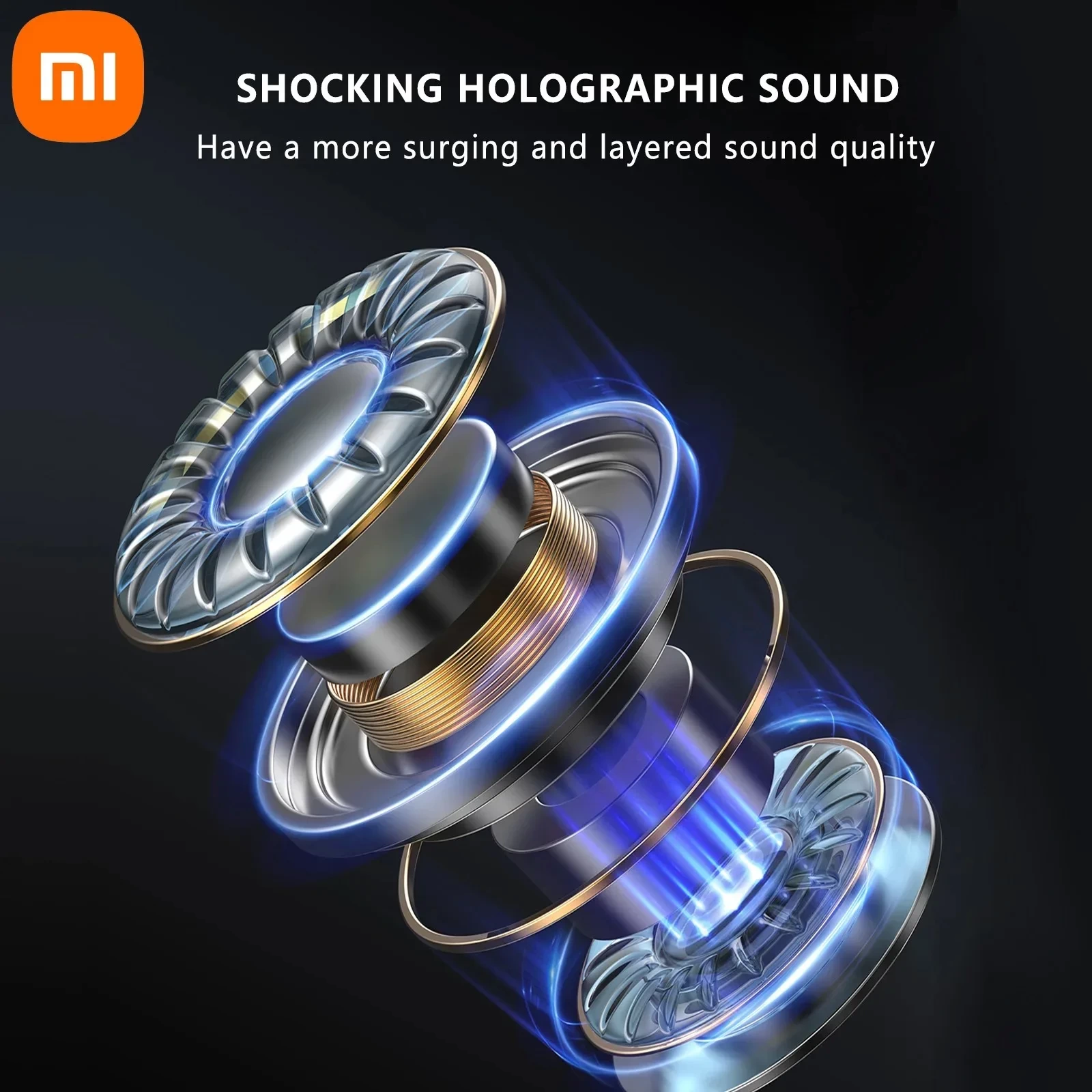 XIAOMI AP05 True Wireless Earphone Buds5 HIFI Stereo Sound Bluetooth5.3 ...