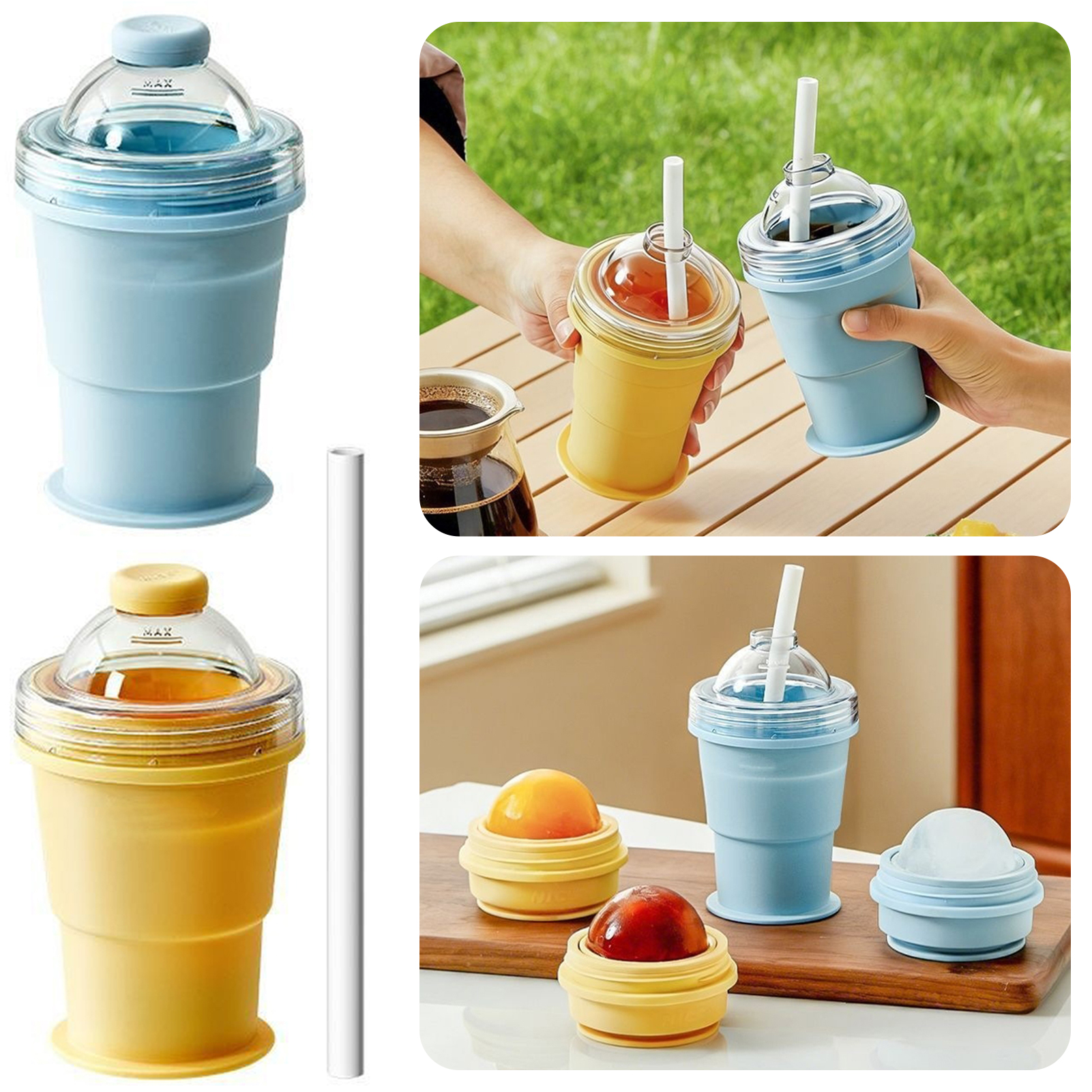 Ice Maker Cup — Fold, Freeze & Pop Out Easily - Trending Cooking & Kitchen Gadgets Product May 2026