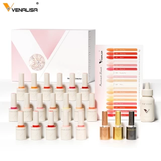 VENALISA VIP Nail Gel Polish Kit – 10ml HEMA & TPO Free Vegan Gel Polish Set with Suitcase