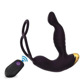 Male Prostate Massager Dual Motor Anal Vibrators Wireless Remote Control Stimulate Anus Vibrating Butt Adult Sex Toys For Men