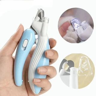 Pet Nail Clippers with LED Light - Safe & Precise