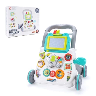 Musical Baby Push Walker with Board