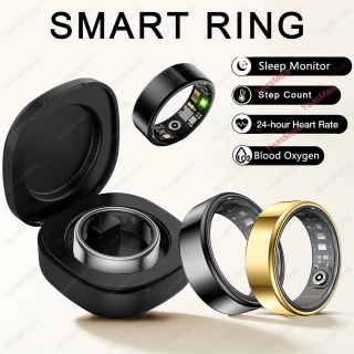 Minimalist Smart Ring – 24/7 Health, Heart & Sleep Tracker with GPS Fitness & IP68 Waterproof