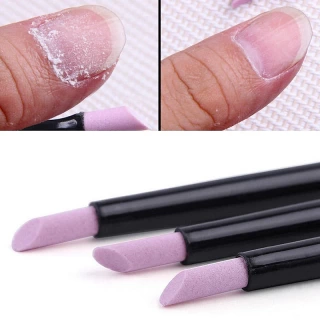 1–5PC Quartz Nail Grinding Pens – Cuticle Remover & Dead Skin Cleaner Tool for Manicure, Nail Prep & UV Gel Polish Care