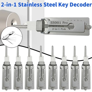 Stainless Steel Key Decoder Tool