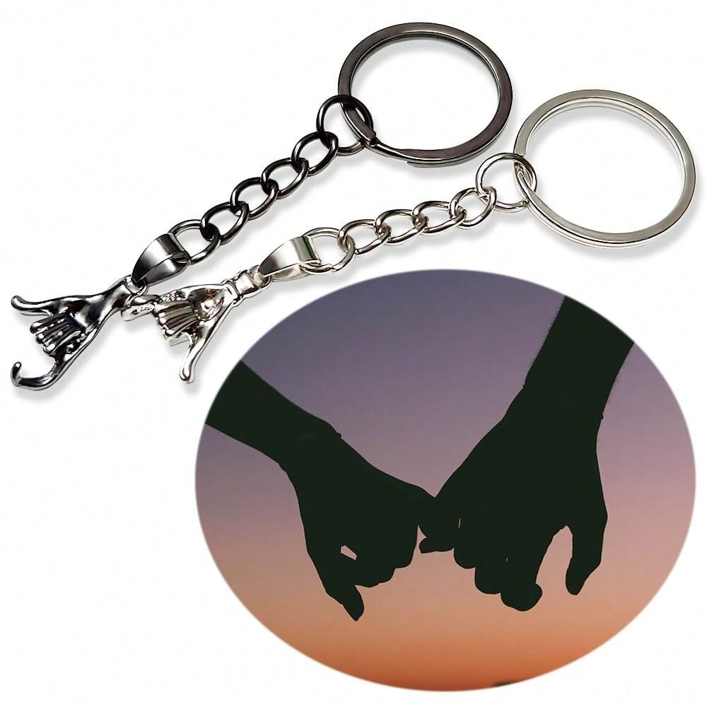 Couple Keychain — Always Connected Together - Trending Sustainable Fashion & Apparel Product May 2026