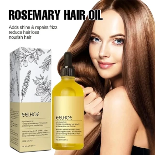 60ml Rosemary Hair Growth Oil – Damage Repair & Hair Loss Prevention Serum for Thick, Smooth, Nourished Hair
