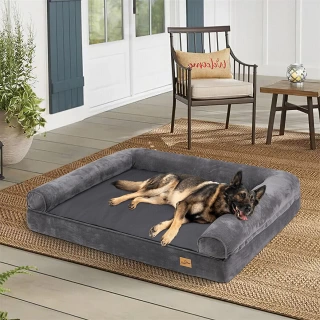 Extra Large Orthopedic Dog Bed – Soft Foam Pet Mattress with Washable Cover