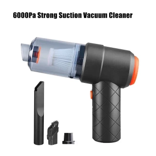 TurboDust™ Portable Vacuum Cleaner – Powerful, Cordless & Ultra-Lightweight for Home & Car