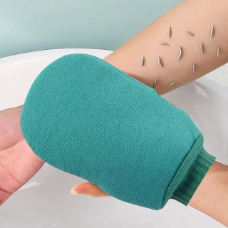 1PC Exfoliating Scrub Gloves for Shower – Natural Fiber Body Scrub Mitt for Dead Skin Removal & Massage