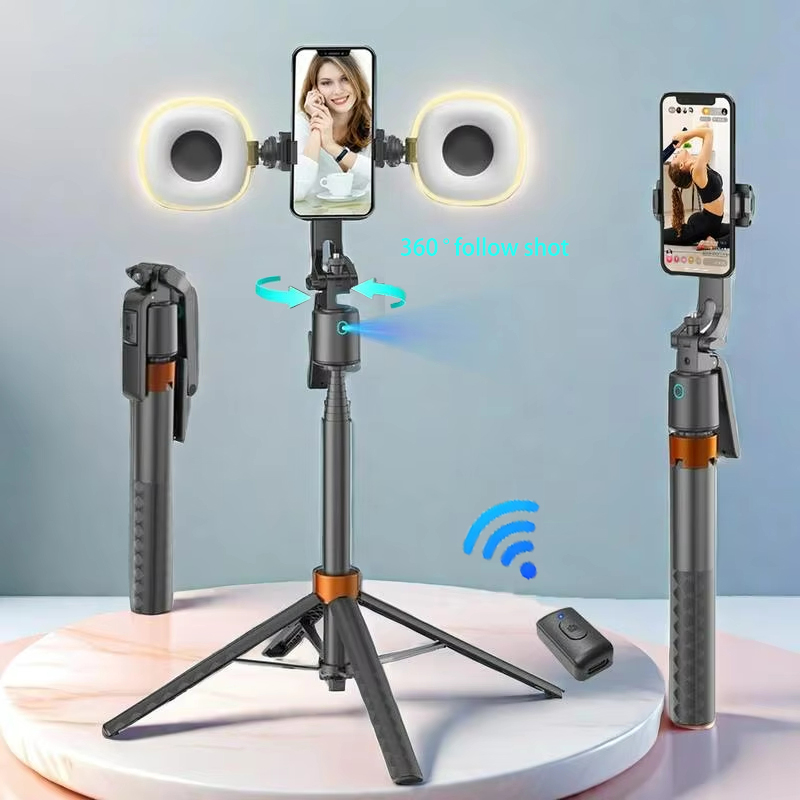 Smart Tripod — Auto Face Tracking + Fill Lights - Trending Phone Accessories Product April 2026