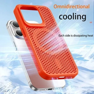 Magnetic Shockproof Case with Optimized Ventilation for iPhone 12 – Anti-Fall Protection, Heat Dissipation, MagSafe Compatible