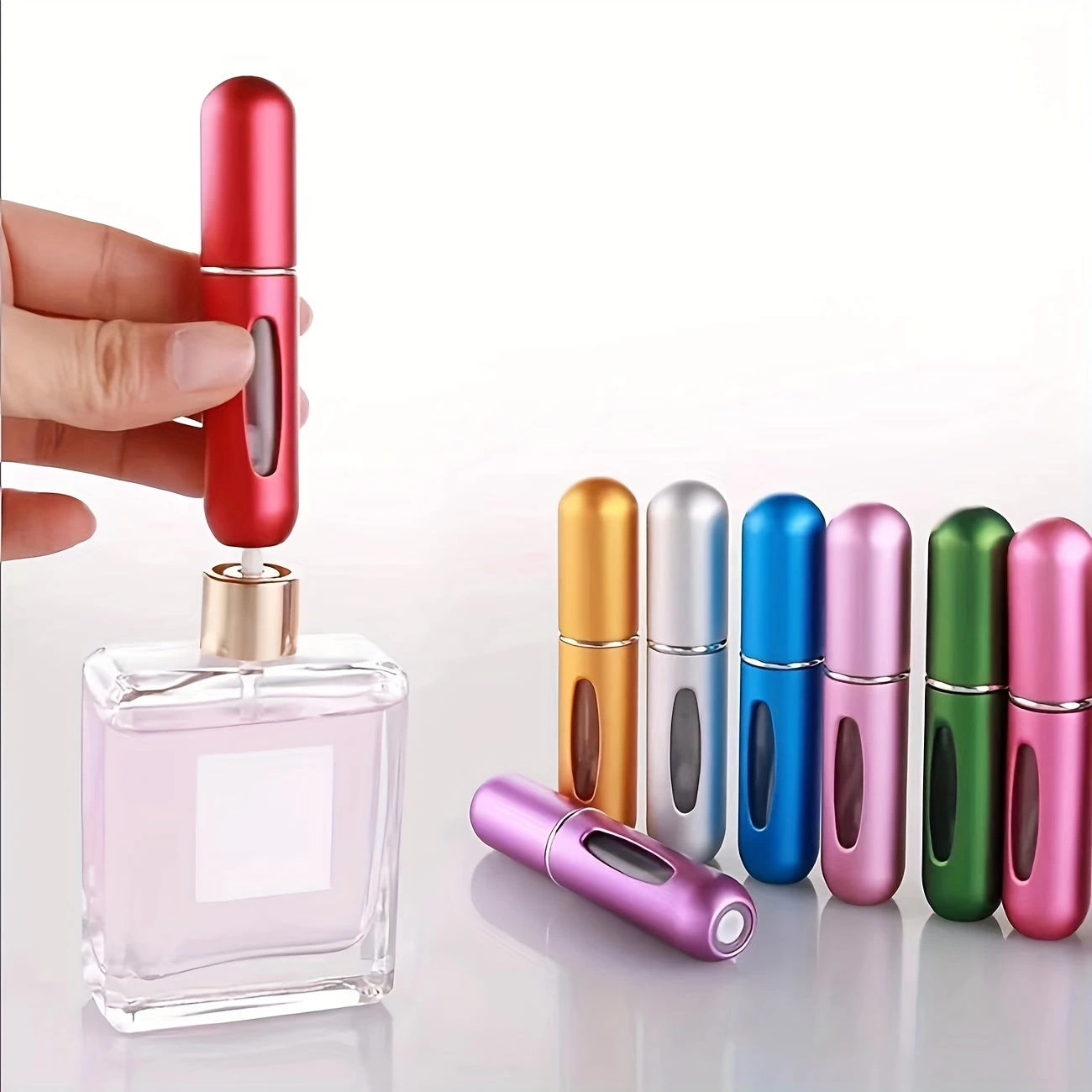 Compact Refillable Perfume Spray Bottle – Travel-Friendly Mini Atomizer for Fragrance on the Go