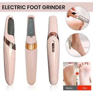 Rechargeable Electric Foot File Callus Remover – Professional Pedicure Tool for Smooth Feet (2 Roller Heads)