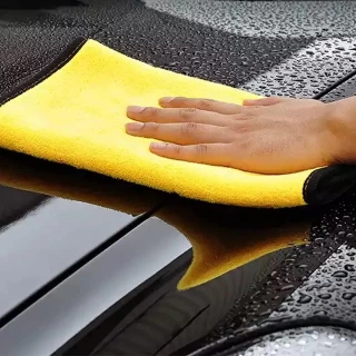 Multipurpose Double-Sided Microfiber Towels (2-Pack) - Scratch-Free Automotive Detailing, Drying, and Polishing Cloths