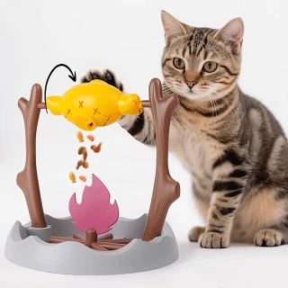 Interactive Treat Dispensing Cat Toy