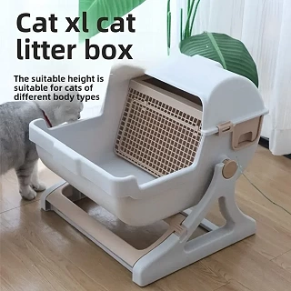 Sift & Go Litter Box — Semi-Automatic Anti-Splash Cat Toilet