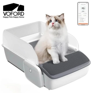 Automatic Self-Cleaning Cat Litter Box- Odor-Free, Oversized, Intelligent 
