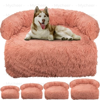 Plush Washable Dog Blanket Sofa Cover – Large Dog Bed & Pet House in One